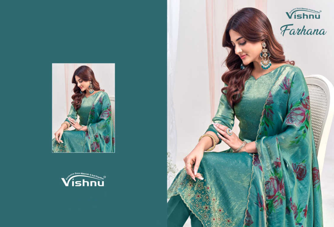Vishnu Farhana Silk Salwar Suit Catalog 9 Pcs (9) Vishnu Farhana Silk Salwar Suit Catalog 9 Pcs - Image 10