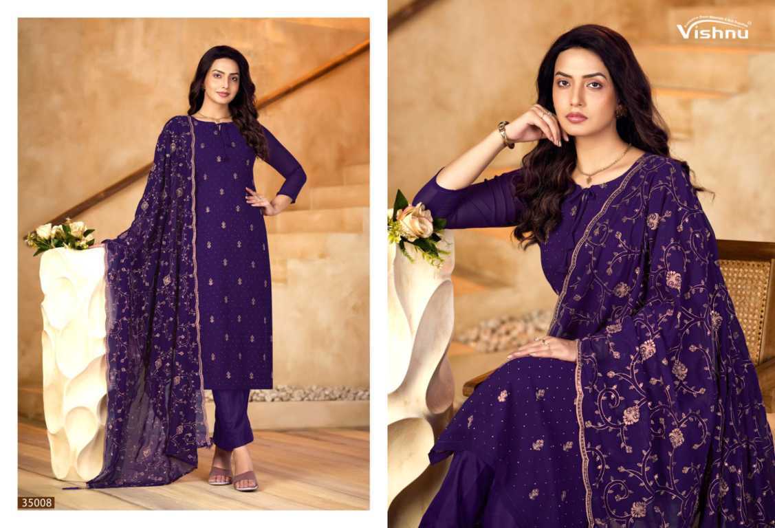 Vishnu Shabnam Georgette Salwar Suit Catalog 9 Pcs (1) Vishnu Shabnam Georgette Salwar Suit Catalog 9 Pcs - Image 2