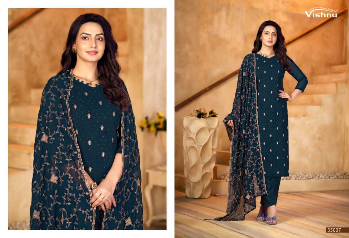 Vishnu Shabnam Georgette Salwar Suit Catalog 9 Pcs (2) Vishnu Shabnam Georgette Salwar Suit Catalog 9 Pcs - Image 3