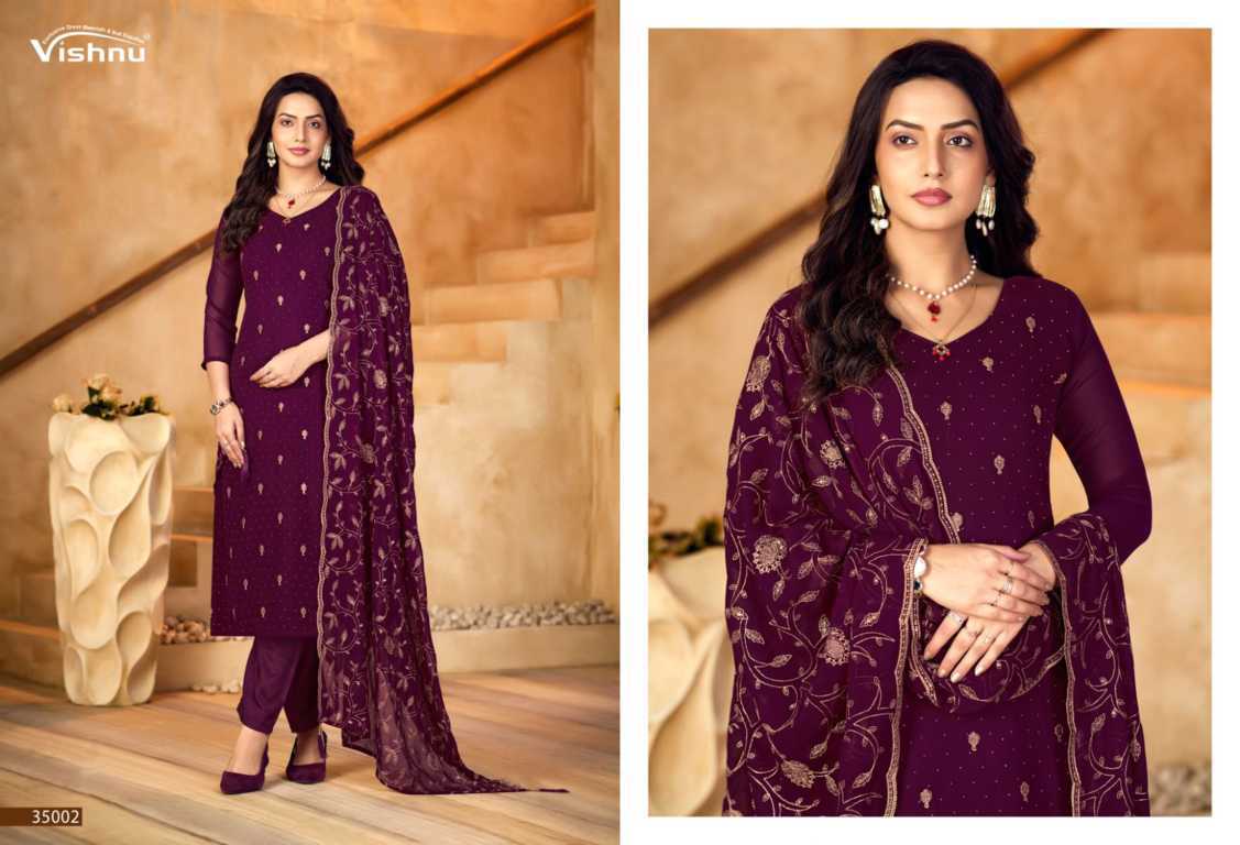 Vishnu Shabnam Georgette Salwar Suit Catalog 9 Pcs (7) Vishnu Shabnam Georgette Salwar Suit Catalog 9 Pcs - Image 8