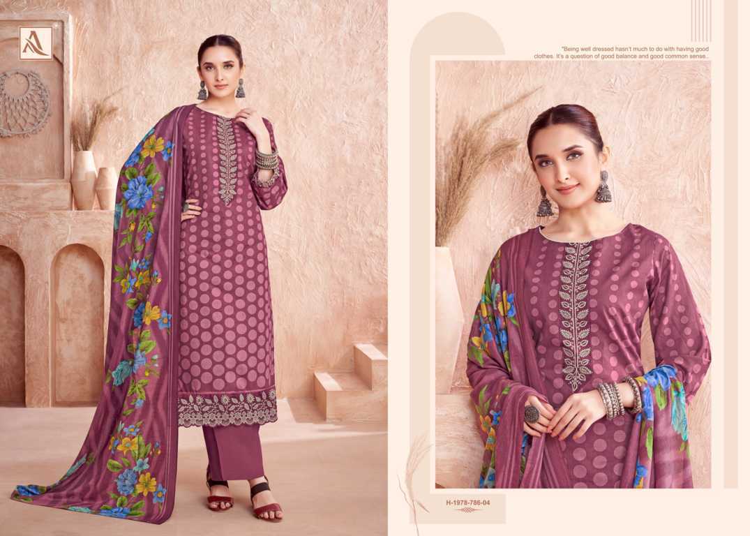 Alok Ezra Cotton Salwar Suit Catalog 6 Pcs (2) Alok Ezra Cotton Salwar Suit Catalog 6 Pcs - Image 3