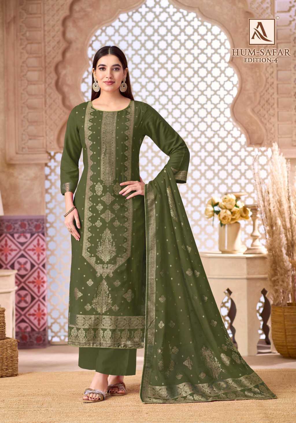 Alok Hum Safar Vol 4 Viscose Salwar Suit Catalog 6 Pcs (7) Alok Hum Safar Vol 4 Viscose Salwar Suit Catalog 6 Pcs - Image 8