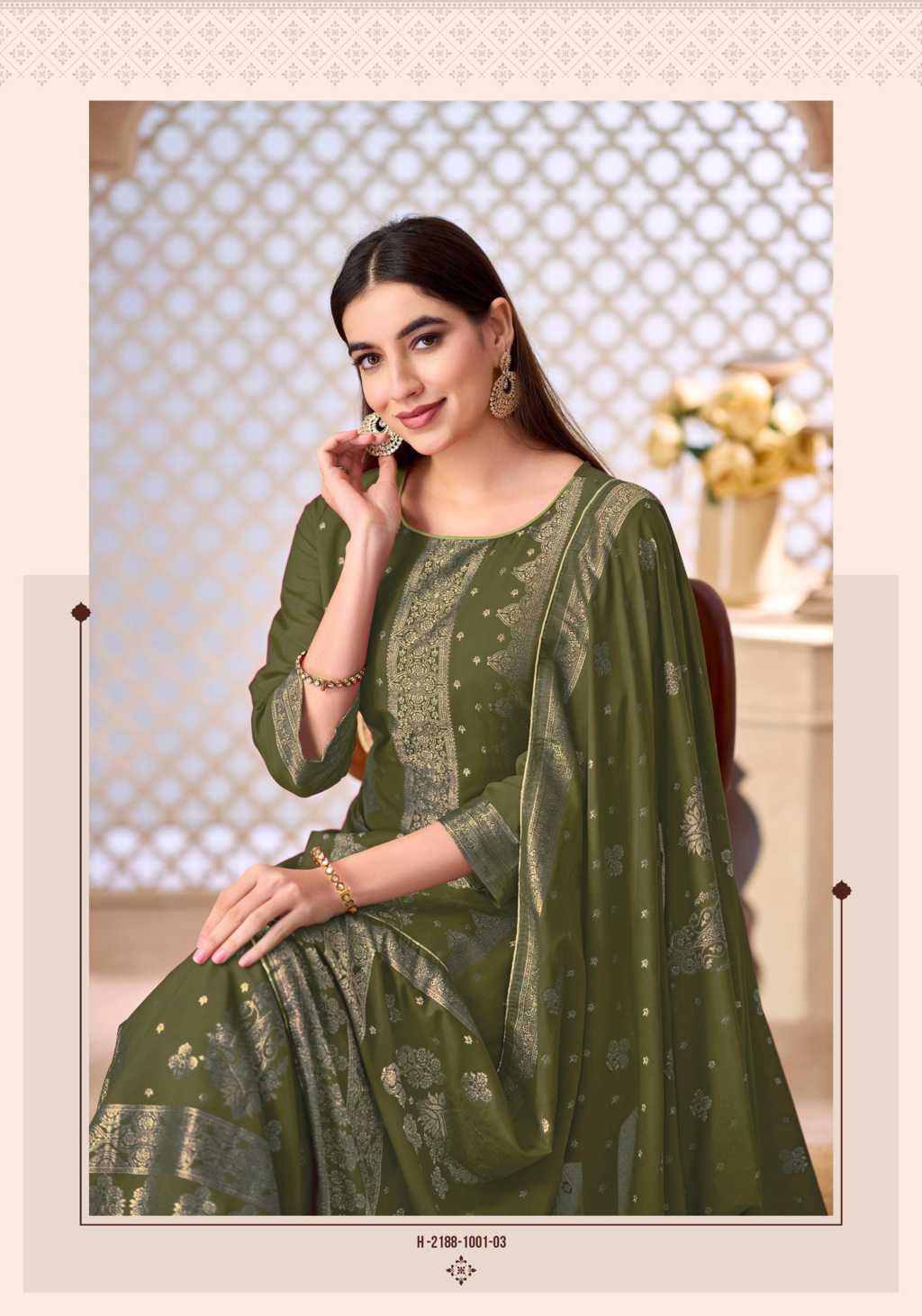 Alok Hum Safar Vol 4 Viscose Salwar Suit Catalog 6 Pcs (8) Alok Hum Safar Vol 4 Viscose Salwar Suit Catalog 6 Pcs - Image 9