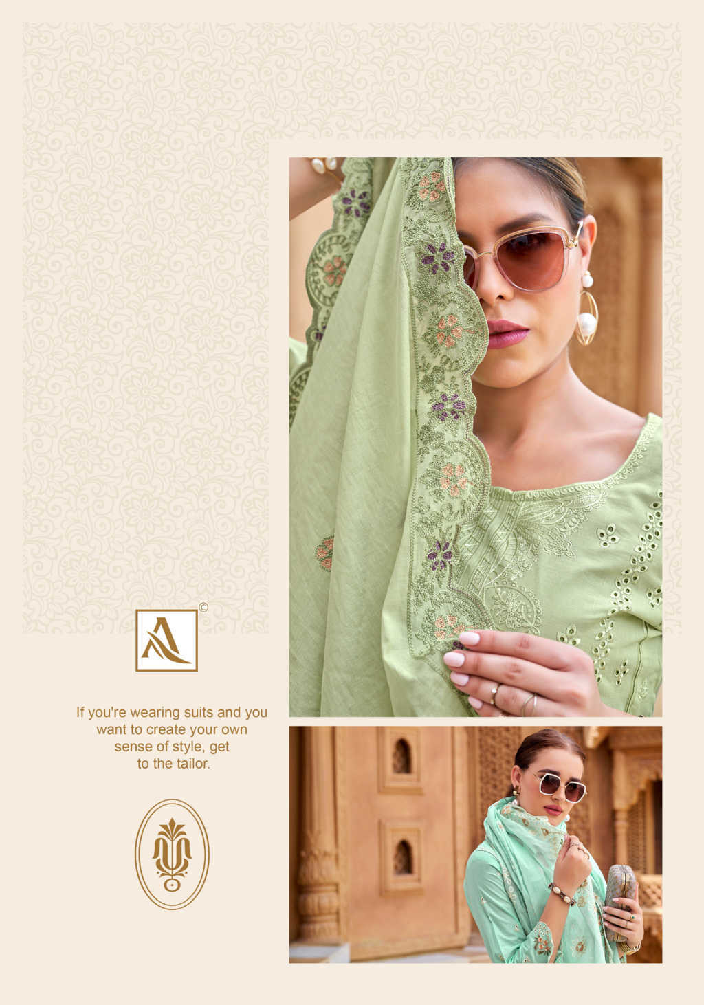 Alok Jade Ombre Cotton Salwar Suit Catalog 6 Pcs (2) Alok Jade Ombre Cotton Salwar Suit Catalog 6 Pcs - Image 3