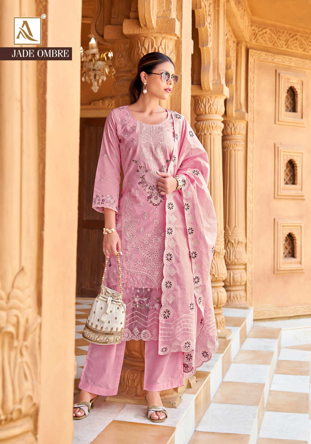 Alok Jade Ombre Cotton Salwar Suit Catalog 6 Pcs (4) Alok Jade Ombre Cotton Salwar Suit Catalog 6 Pcs - Image 5