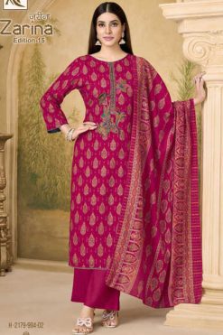 Alok Zarina Vol 15 Viscose Salwar Suit Catalog 6 Pcs