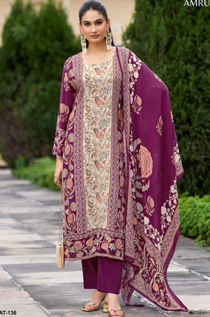 Amrutvela DN 136 A-D Viscose Salwar Suit Catalog 4 Pcs Amrutvela DN 136 A-D Viscose Salwar Suit Catalog 4 Pcs