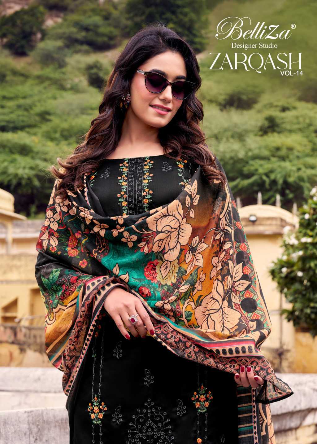 Belliza Zarqash Vol 14 Cotton Salwar Suit Catalog 6 Pcs (1) Belliza Zarqash Vol 14 Cotton Salwar Suit Catalog 6 Pcs - Image 2