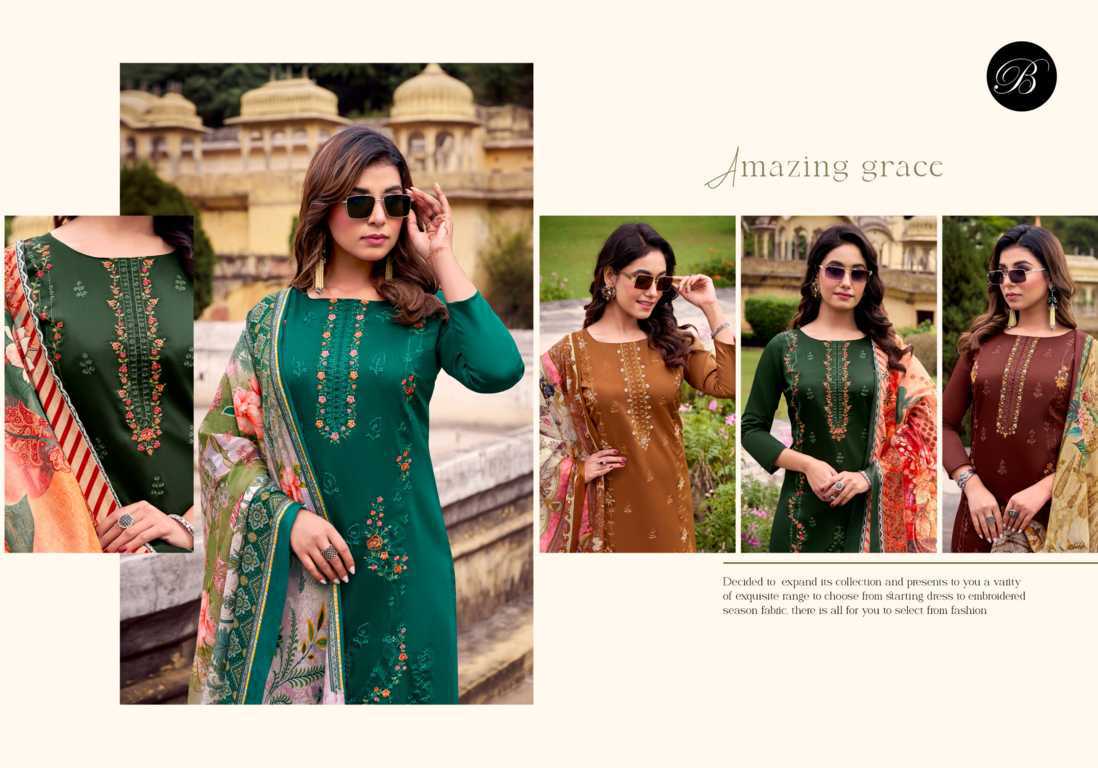 Belliza Zarqash Vol 14 Cotton Salwar Suit Catalog 6 Pcs (6) Belliza Zarqash Vol 14 Cotton Salwar Suit Catalog 6 Pcs - Image 7
