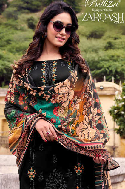Belliza Zarqash Vol 14 Cotton Salwar Suit Catalog 6 Pcs Belliza Zarqash Vol 14 Cotton Salwar Suit Catalog 6 Pcs