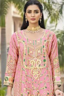 Bilqis B 241 A-D Organza Salwar Suit Catalog 4 Pcs