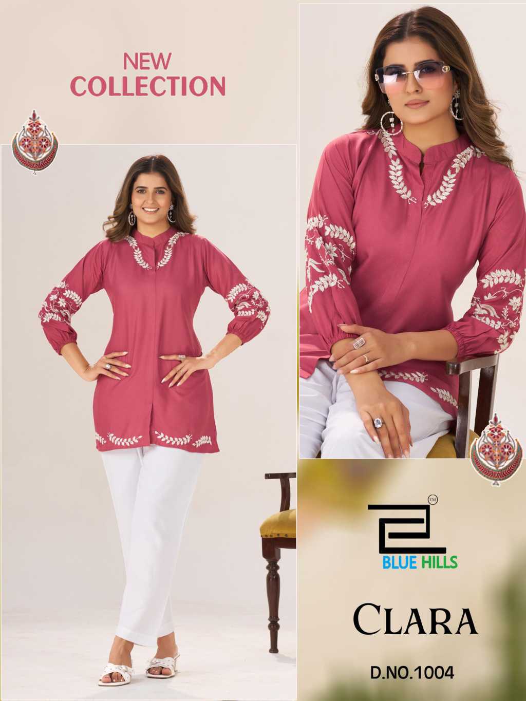 Blue Hills Clara Rayon Tops Catalog 4 Pcs (1) Blue Hills Clara Rayon Tops Catalog 4 Pcs - Image 2