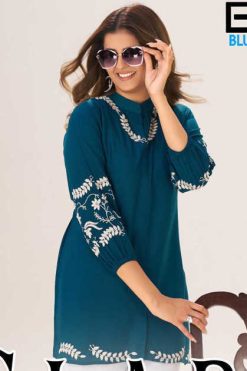 Blue Hills Clara Rayon Tops Catalog 4 Pcs