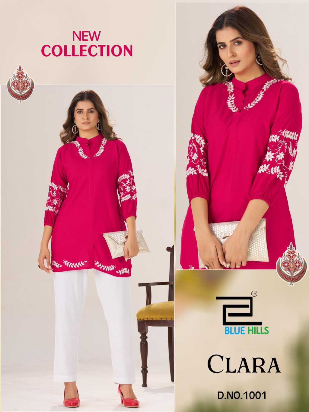 Blue Hills Clara Rayon Tops Catalog 4 Pcs (3) Blue Hills Clara Rayon Tops Catalog 4 Pcs - Image 4