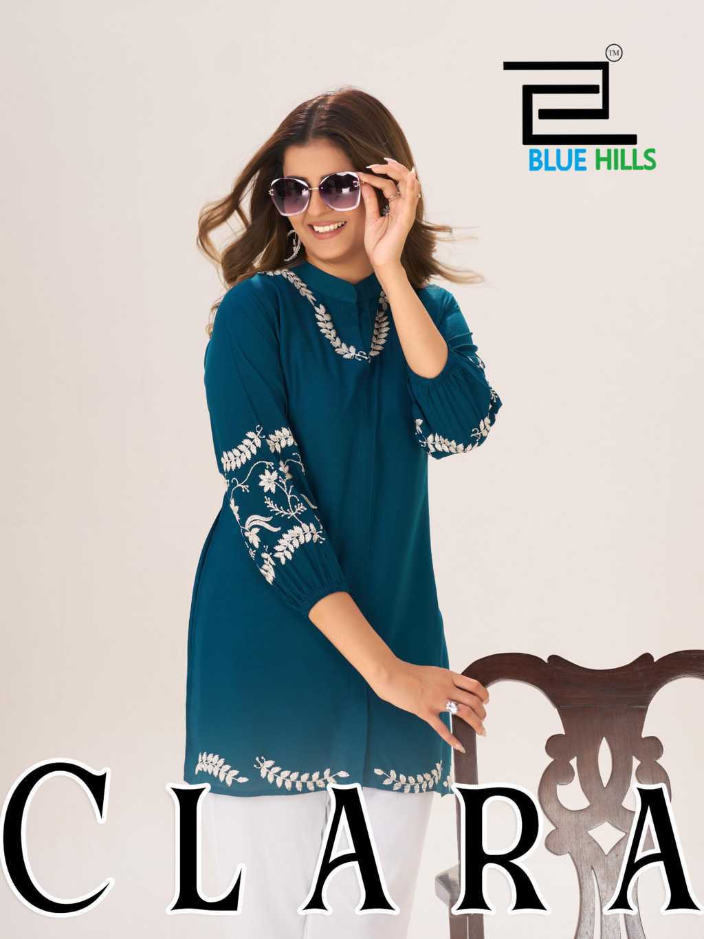 Blue Hills Clara Rayon Tops Catalog 4 Pcs (4) Blue Hills Clara Rayon Tops Catalog 4 Pcs - Image 5