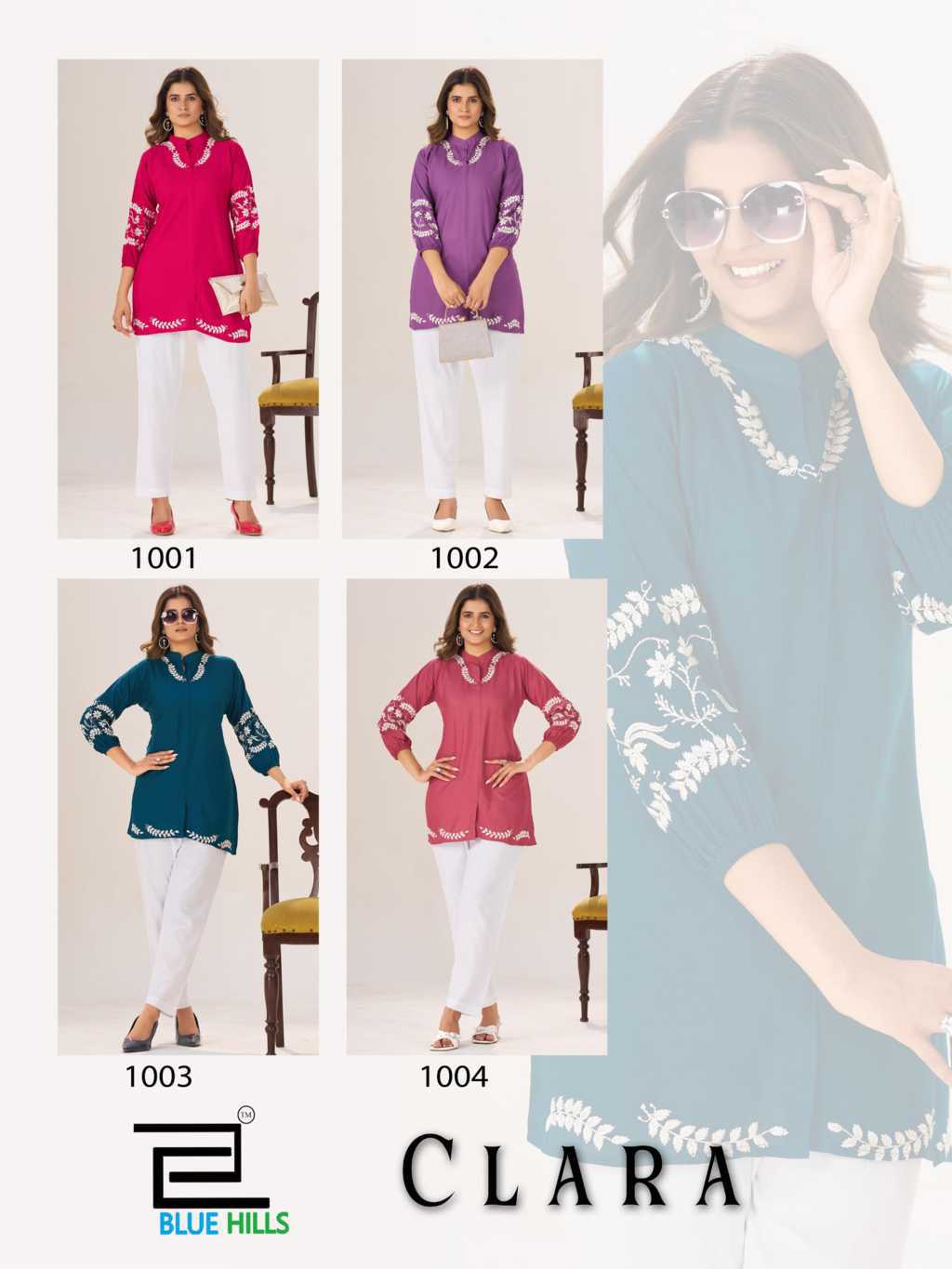 Blue Hills Clara Rayon Tops Catalog 4 Pcs (6) Blue Hills Clara Rayon Tops Catalog 4 Pcs - Image 7