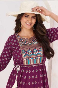 Blue Hills Festival Pro Vol 9 Rayon Kurti Catalog 6 Pcs