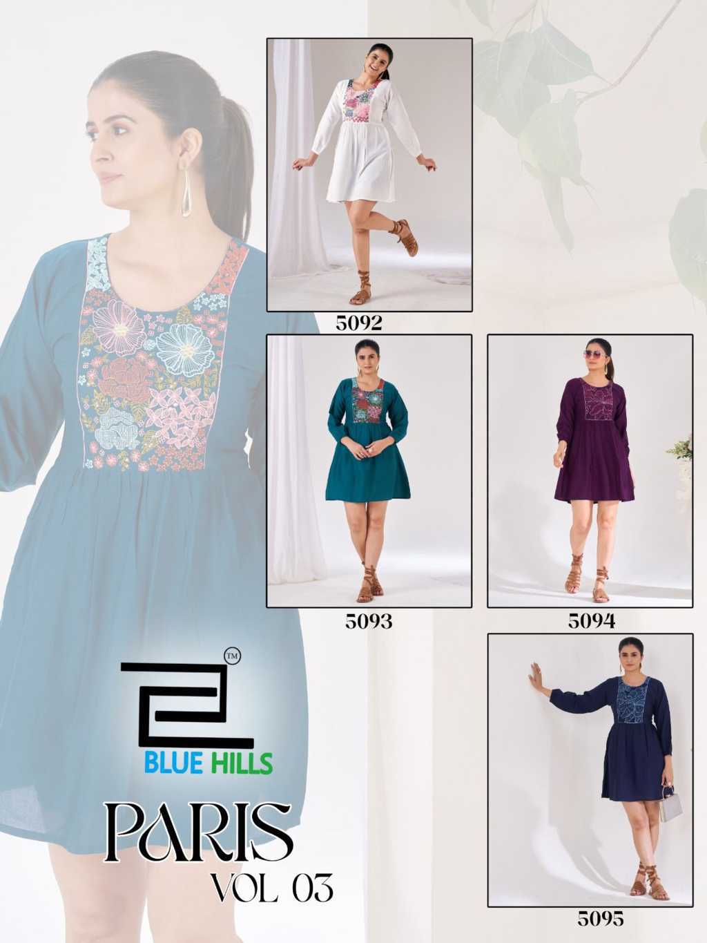 Blue Hills Paris Vol 3 Rayon Kurti Catalog 3 Pcs (6) Blue Hills Paris Vol 3 Rayon Tops Catalog 4 Pcs - Image 7