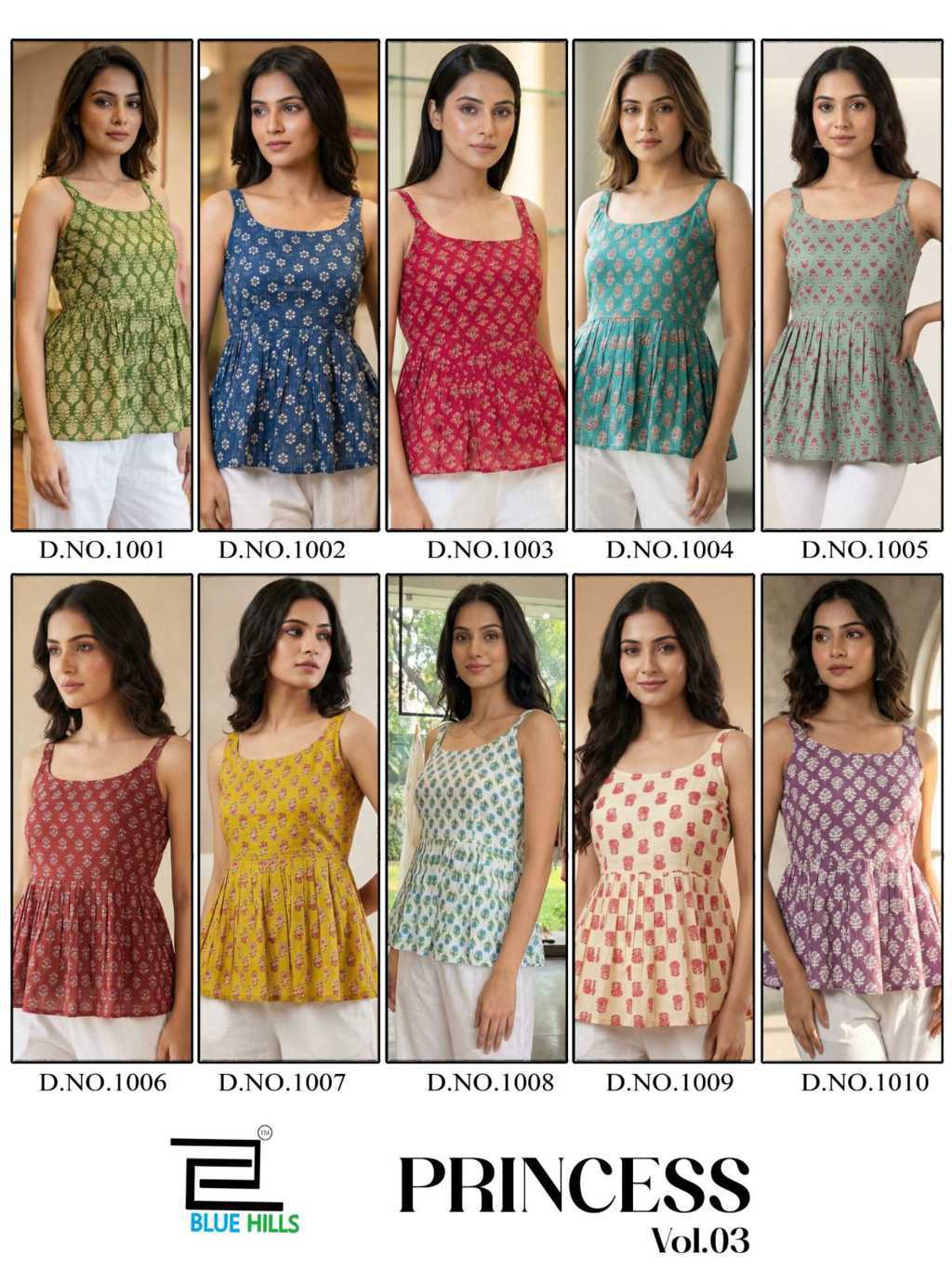 Blue Hills Princess Vol 3 Cotton Tops Catalog 10 Pcs (12) Blue Hills Princess Vol 3 Cotton Tops Catalog 10 Pcs - Image 13