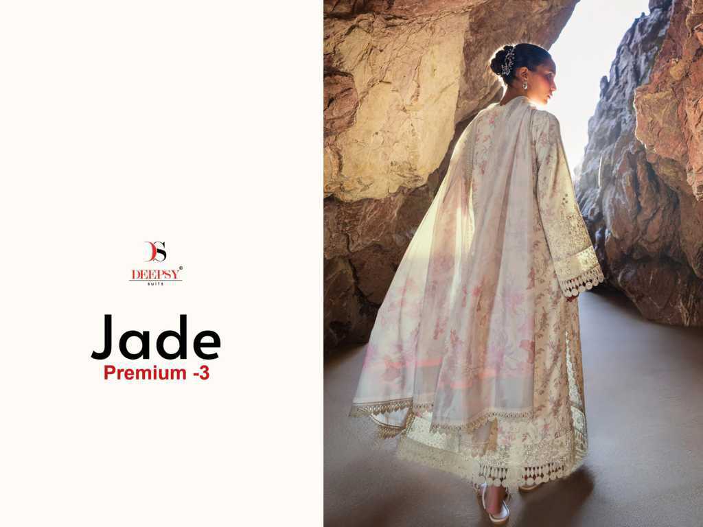 Deepsy Jade Premium Vol 3 Chiffon Cotton Salwar Suit Catalog 8 Pcs (2) Deepsy Jade Premium Vol 3 Chiffon Cotton Salwar Suit Catalog 8 Pcs - Image 3