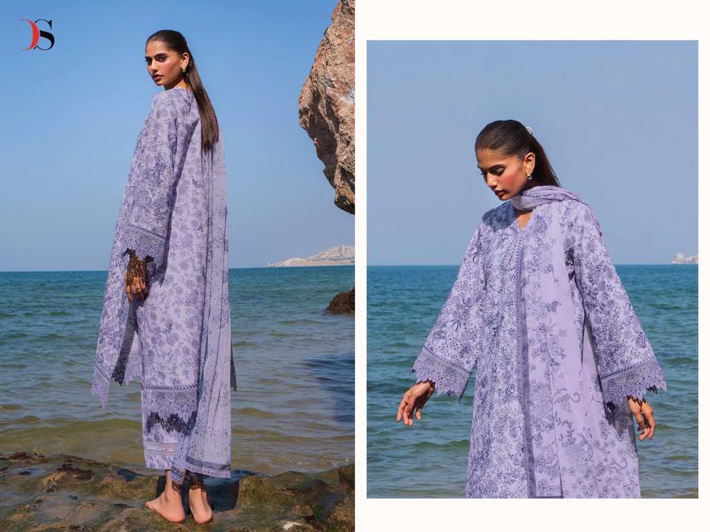 Deepsy Jade Premium Vol 3 Chiffon Cotton Salwar Suit Catalog 8 Pcs (5) Deepsy Jade Premium Vol 3 Chiffon Cotton Salwar Suit Catalog 8 Pcs - Image 6