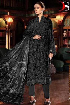 Deepsy Maria B Luxe Vol 2 Chiffon Cotton Salwar Suit Catalog 4 Pcs