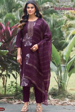 Diya Trends Rashmika Vol 2 by Kajal Style Fancy Kurti with Dupatta Bottom Catalog 8 Pcs
