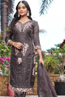 Elan Studio E 8 A-D Silk Salwar Suit Catalog 4 Pcs
