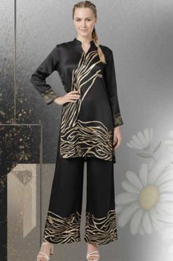 Jisha Modern CO ORD Set Vol 4 Satin Wholesale Catalog 6 Pcs