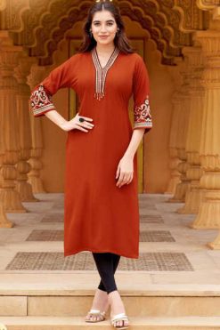 Kadlee Ladlee Vol 2 Rayon Kurti Catalog 6 Pcs