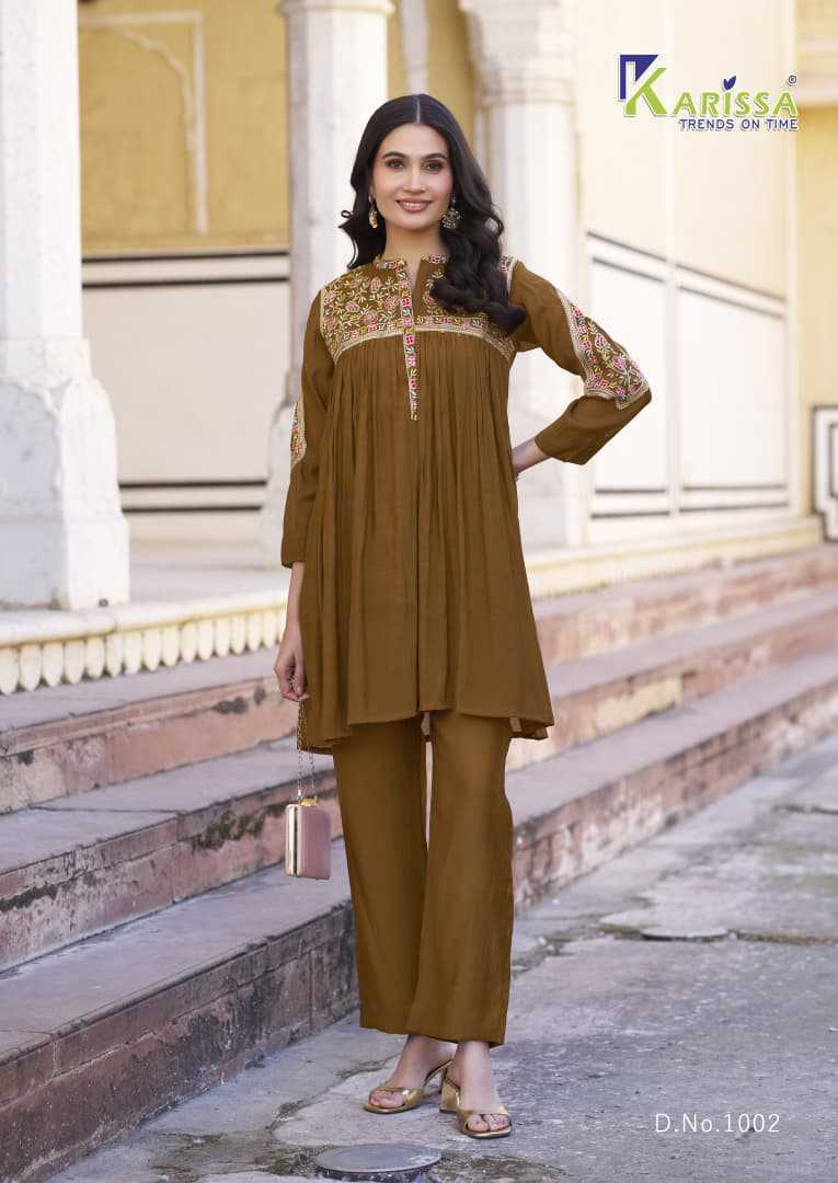 Karissa Ishika CO ORD Viscose Wholesale Catalog 4 Pcs (1) Karissa Ishika CO ORD Viscose Wholesale Catalog 4 Pcs - Image 2