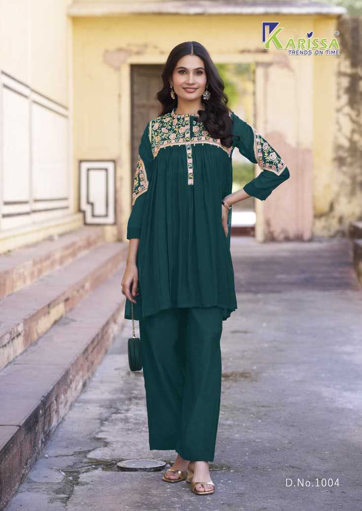 Karissa Ishika CO ORD Viscose Wholesale Catalog 4 Pcs (2) Karissa Ishika CO ORD Viscose Wholesale Catalog 4 Pcs - Image 3