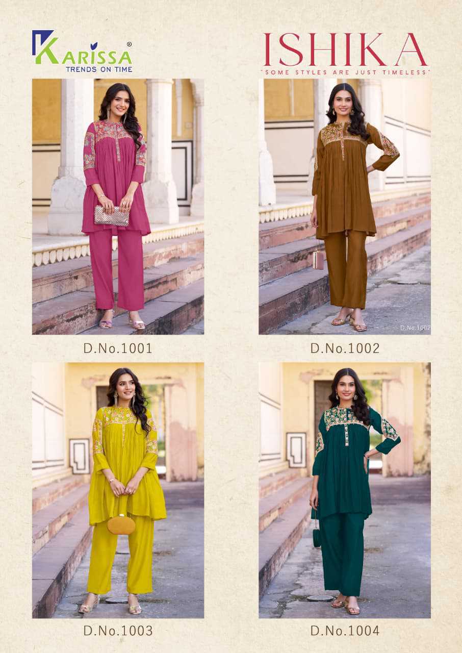 Karissa Ishika CO ORD Viscose Wholesale Catalog 4 Pcs (7) Karissa Ishika CO ORD Viscose Wholesale Catalog 4 Pcs - Image 8