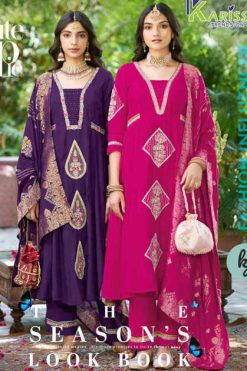 Karissa Occasion Kurti with Dupatta Bottom Viscose Catalog 4 Pcs