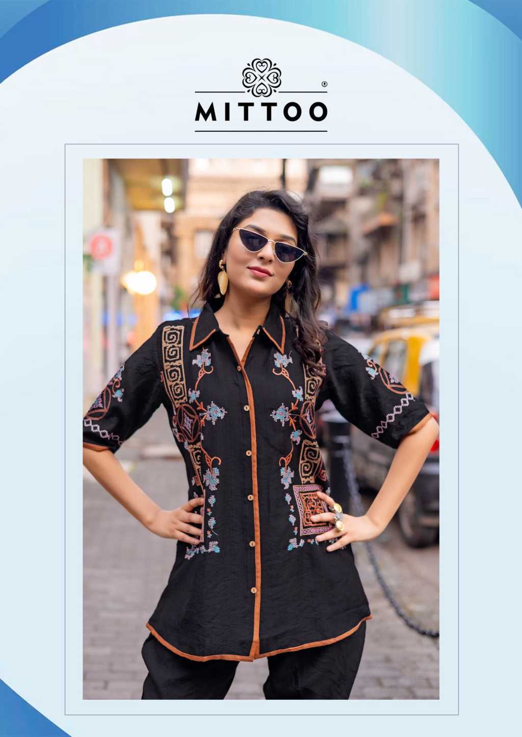 Mittoo Cool Line Viscose Kurti with Bottom Catalog 5 Pcs (8) Mittoo Cool Line Viscose Kurti with Bottom Catalog 5 Pcs - Image 9