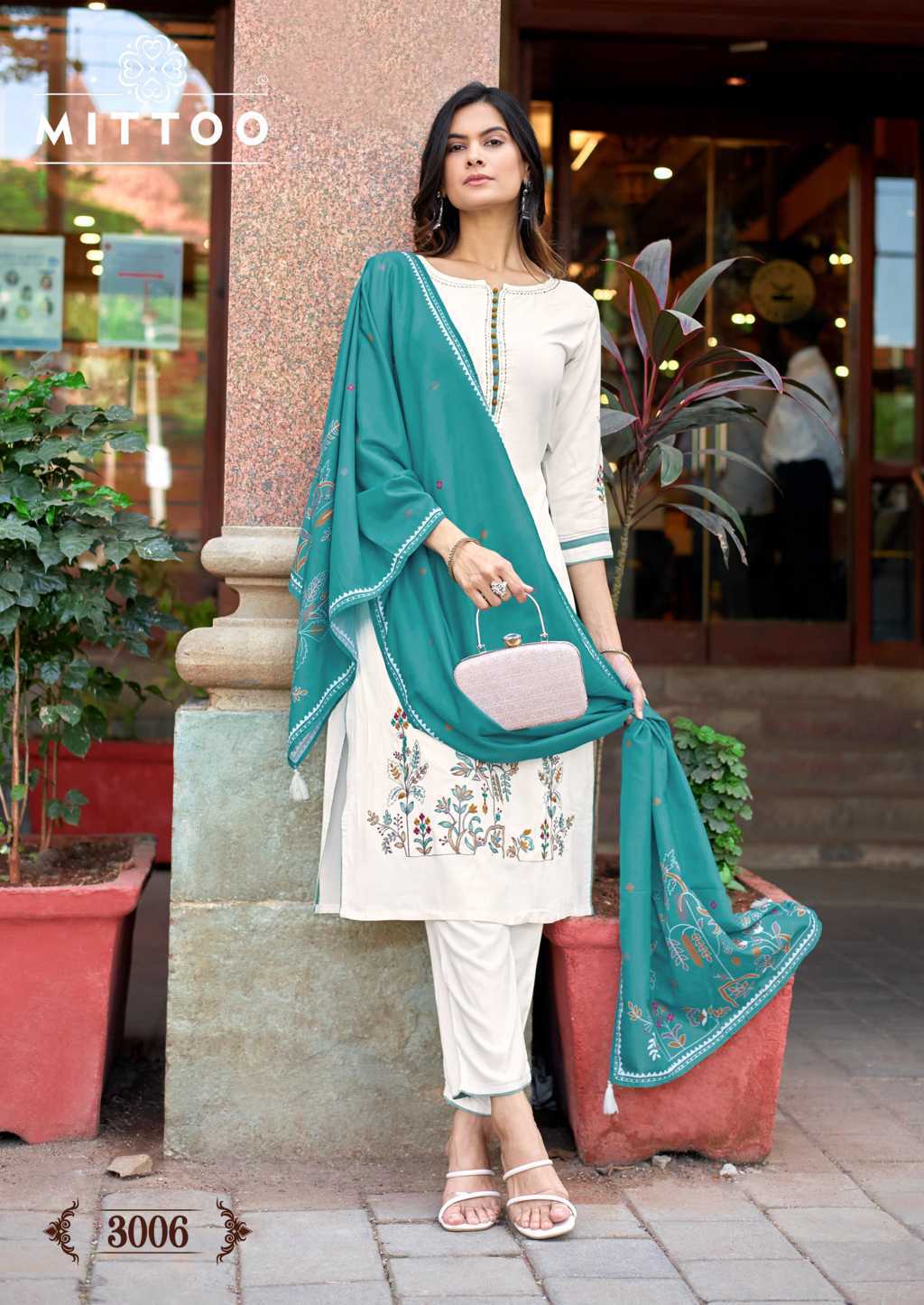 Mittoo Kalamay Kurti with Dupatta Bottom Rayon Catalog 6 Pcs (10) Mittoo Kalamay Kurti with Dupatta Bottom Rayon Catalog 6 Pcs - Image 11