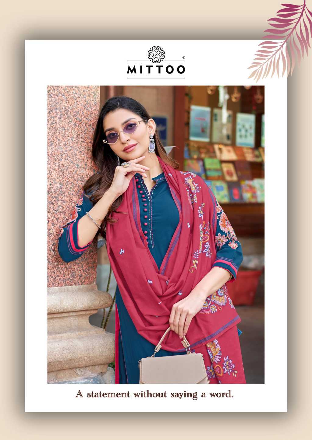 Mittoo Kalamay Kurti with Dupatta Bottom Rayon Catalog 6 Pcs (4) Mittoo Kalamay Kurti with Dupatta Bottom Rayon Catalog 6 Pcs - Image 5