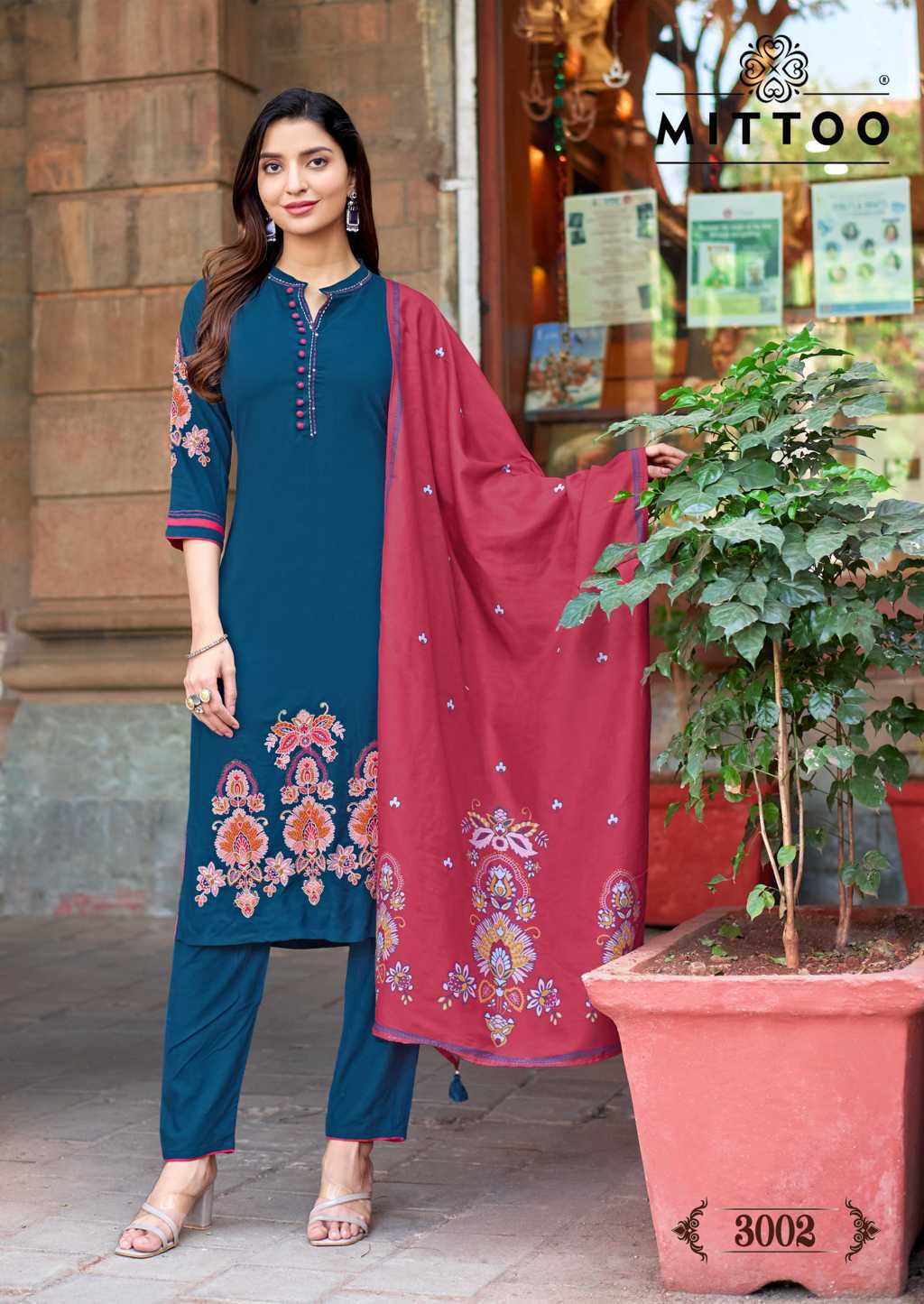 Mittoo Kalamay Kurti with Dupatta Bottom Rayon Catalog 6 Pcs (5) Mittoo Kalamay Kurti with Dupatta Bottom Rayon Catalog 6 Pcs - Image 6