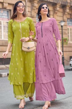 Mittoo Toral Vol 2 Rayon Kurti with Bottom Catalog 5 Pcs