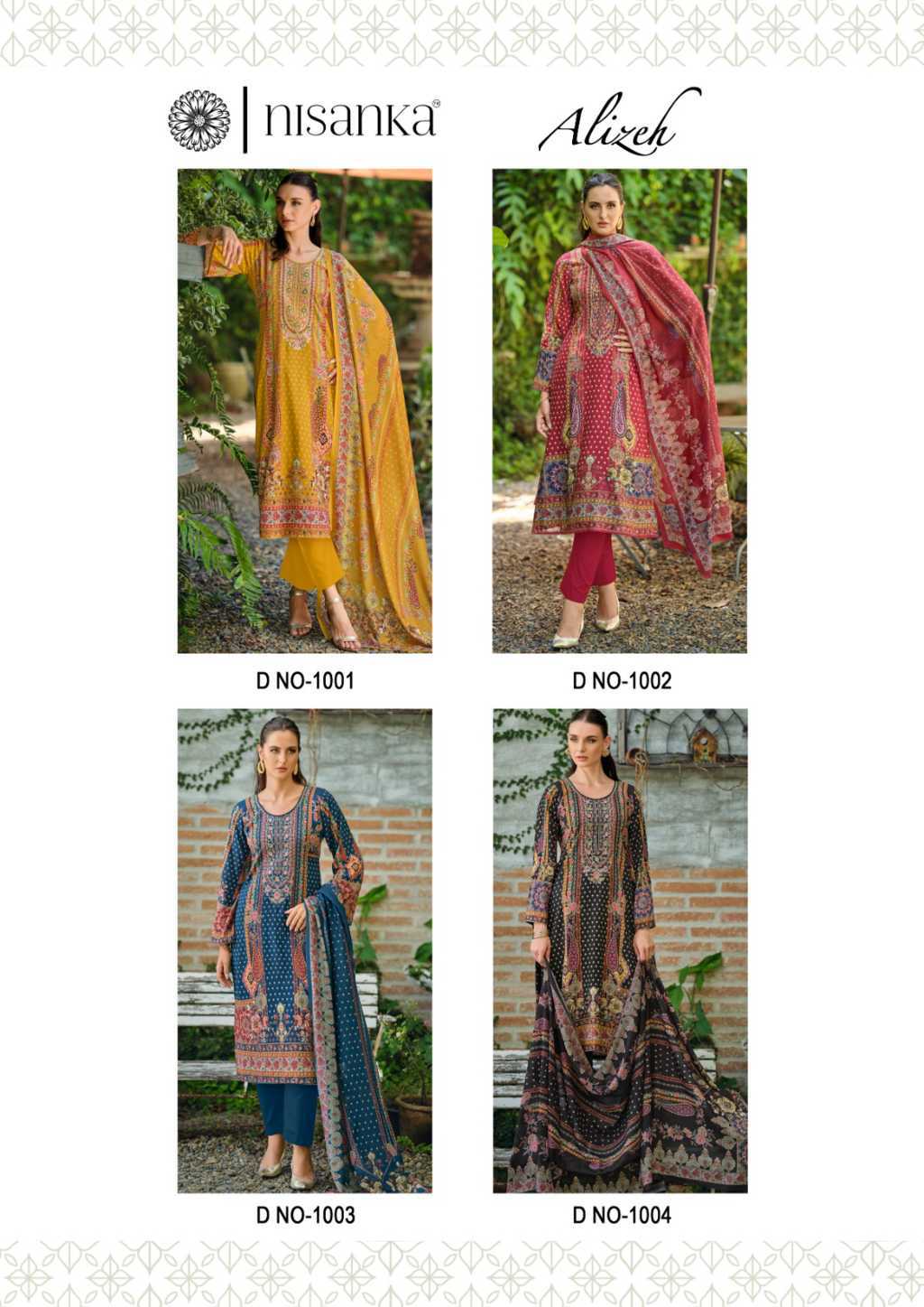 Nisanka Alizeh Cotton Salwar Suit Catalog 4 Pcs (14) Nisanka Alizeh Cotton Salwar Suit Catalog 4 Pcs - Image 15