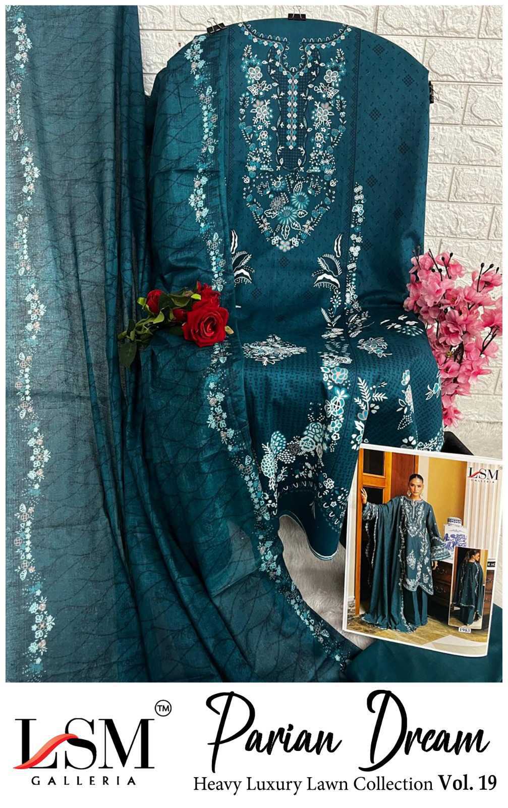 Parian Dream Heavy Luxury Lawn Collection Vol 19 Salwar Suit Catalog 6 Pcs (9) Parian Dream Heavy Luxury Lawn Collection Vol 19 Salwar Suit Catalog 6 Pcs - Image 10