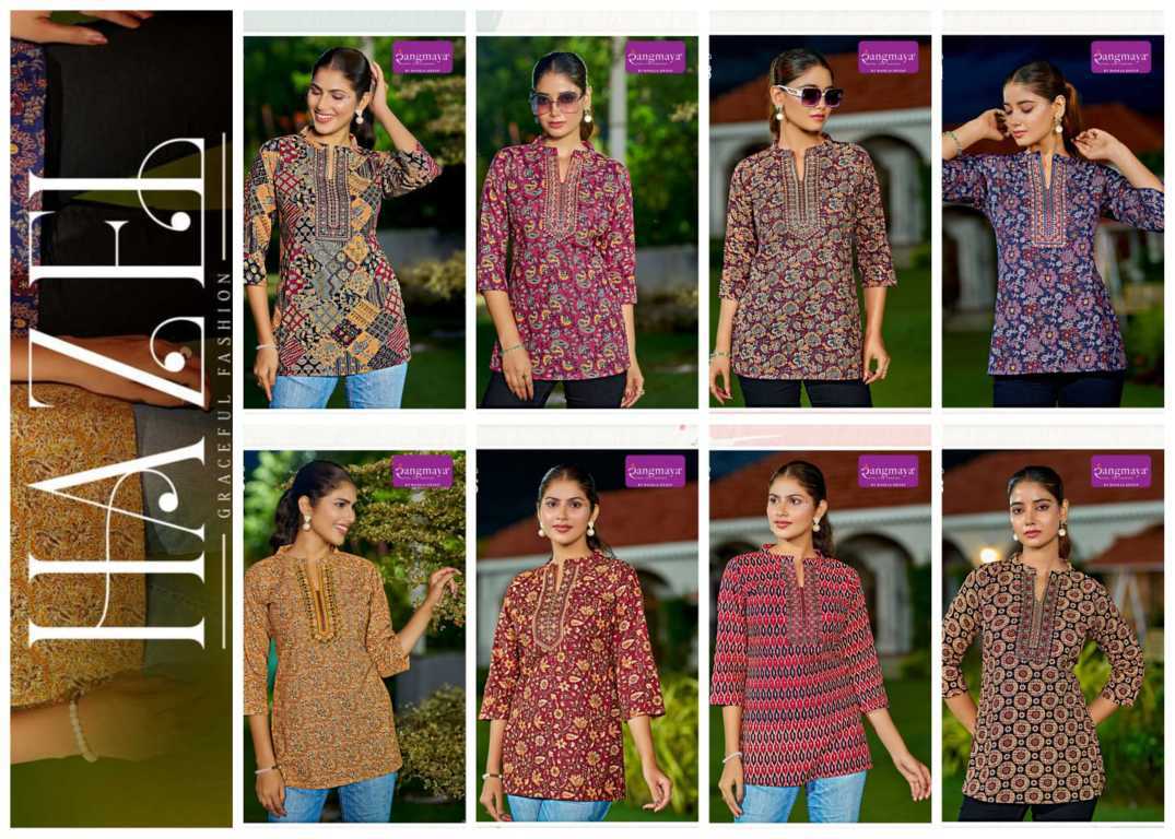 Rangmaya Hazel Tops Batik Catalog 8 Pcs (10) Rangmaya Hazel Tops Batik Catalog 8 Pcs - Image 11