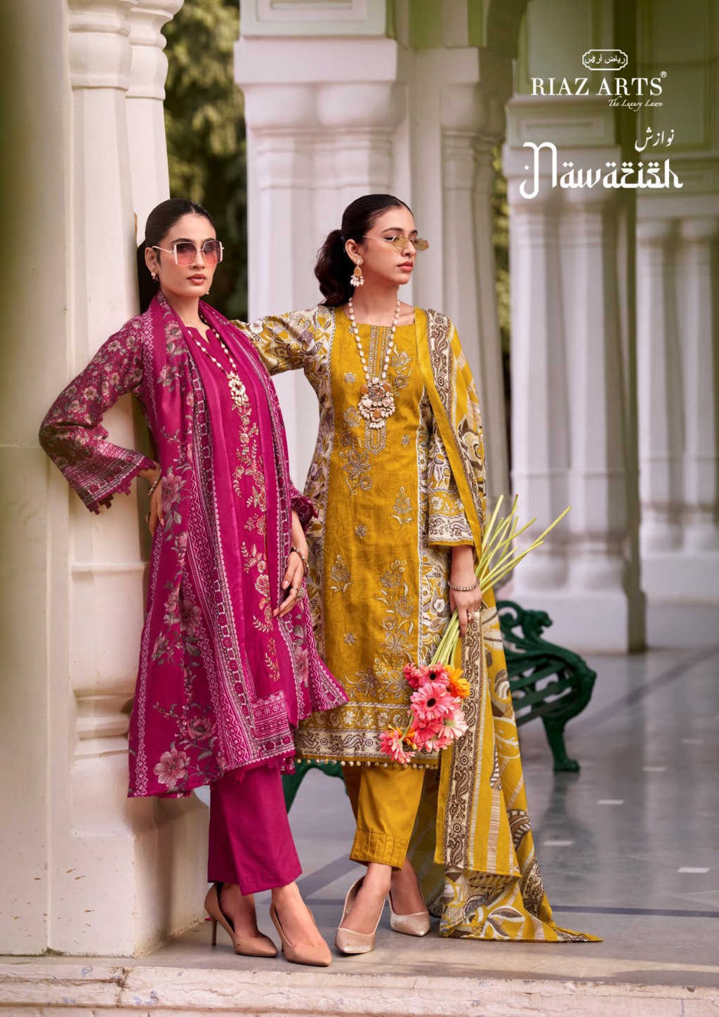 Riaz Arts Nawazish by Mumtaz Arts Cotton Salwar Suit Catalog 6 Pcs (10) Riaz Arts Nawazish by Mumtaz Arts Cotton Salwar Suit Catalog 6 Pcs - Image 11