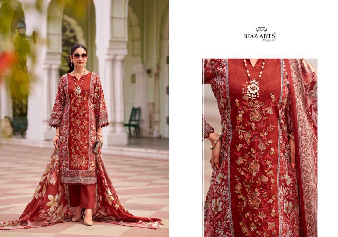 Riaz Arts Nawazish by Mumtaz Arts Cotton Salwar Suit Catalog 6 Pcs (11) Riaz Arts Nawazish by Mumtaz Arts Cotton Salwar Suit Catalog 6 Pcs - Image 12