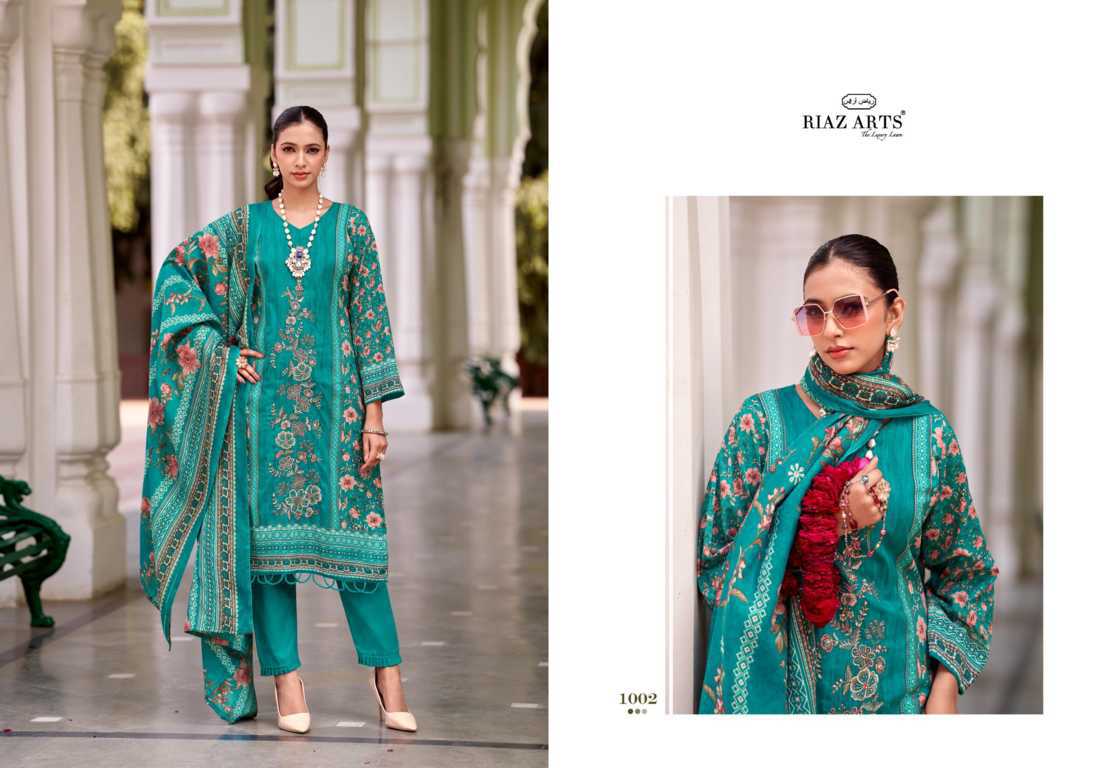 Riaz Arts Nawazish by Mumtaz Arts Cotton Salwar Suit Catalog 6 Pcs (3) Riaz Arts Nawazish by Mumtaz Arts Cotton Salwar Suit Catalog 6 Pcs - Image 4