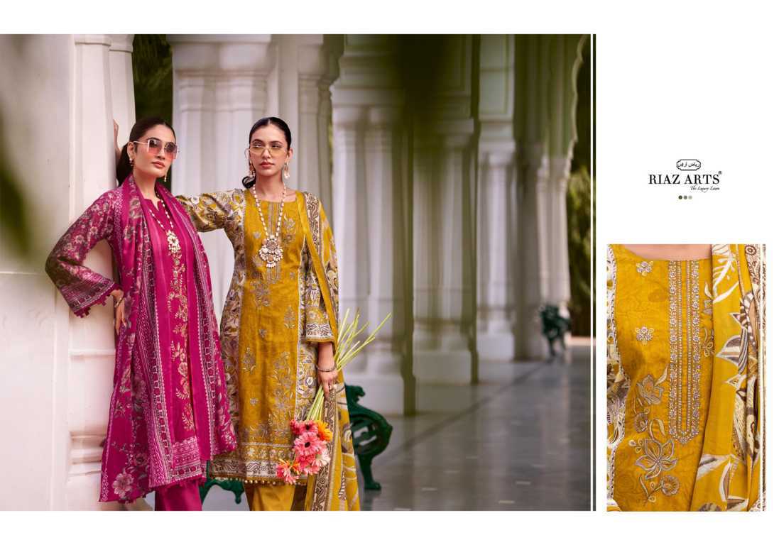 Riaz Arts Nawazish by Mumtaz Arts Cotton Salwar Suit Catalog 6 Pcs (7) Riaz Arts Nawazish by Mumtaz Arts Cotton Salwar Suit Catalog 6 Pcs - Image 8