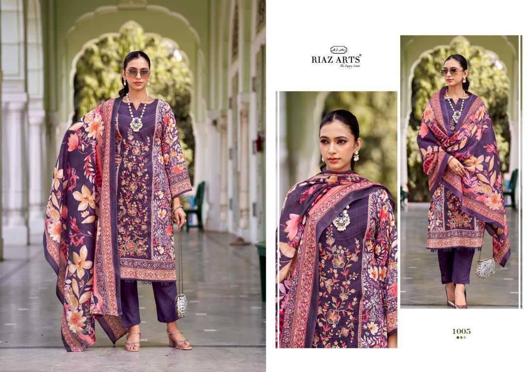 Riaz Arts Nawazish by Mumtaz Arts Cotton Salwar Suit Catalog 6 Pcs (8) Riaz Arts Nawazish by Mumtaz Arts Cotton Salwar Suit Catalog 6 Pcs - Image 9