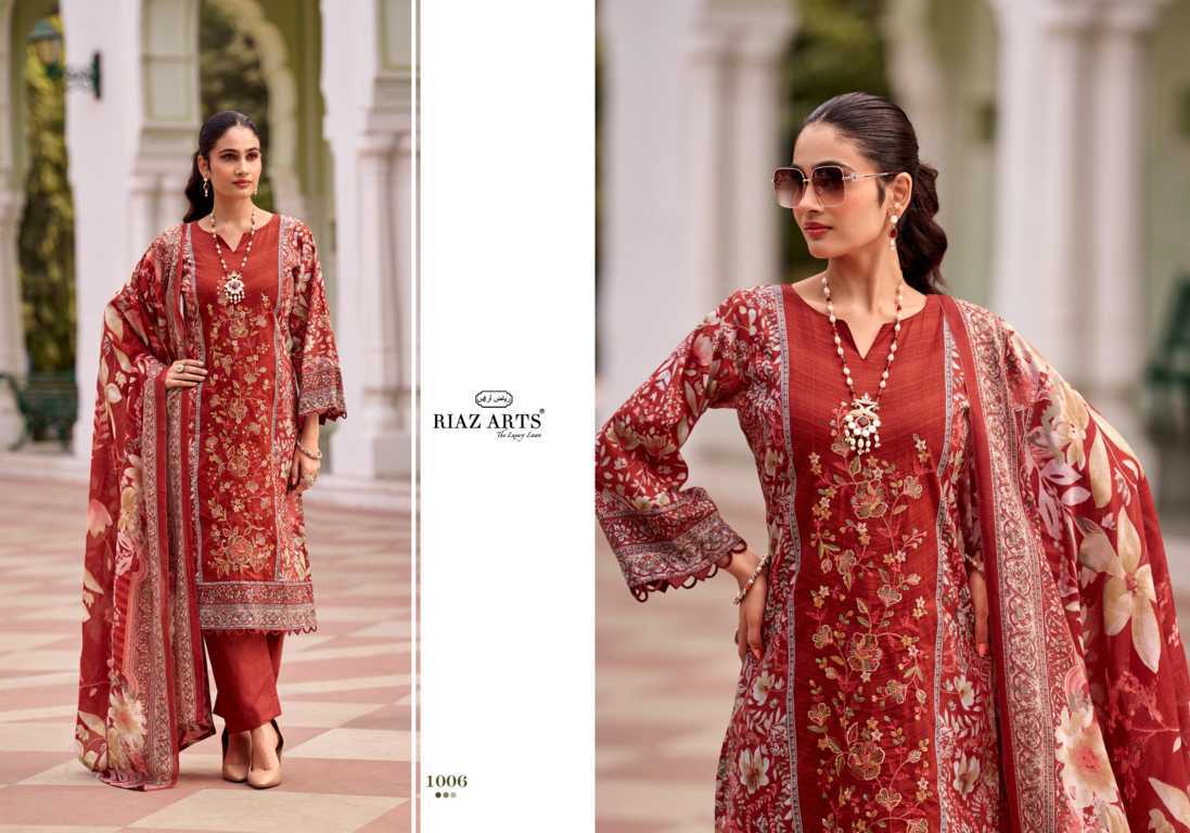 Riaz Arts Nawazish by Mumtaz Arts Cotton Salwar Suit Catalog 6 Pcs (9) Riaz Arts Nawazish by Mumtaz Arts Cotton Salwar Suit Catalog 6 Pcs - Image 10