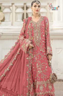 Shree Fabs Maria B Chiffons SF 5504 U-X Chiffon Salwar Suit Catalog 4 Pcs