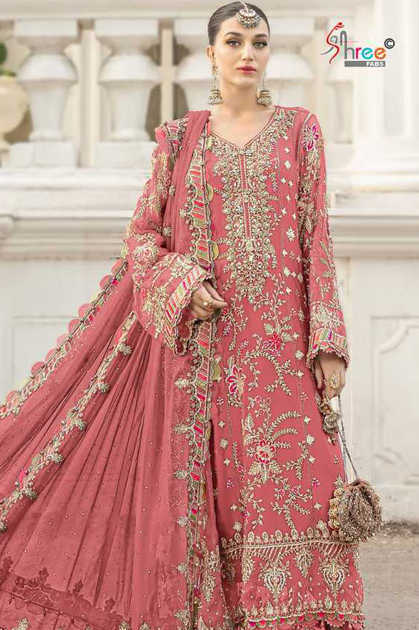 Shree Fabs Maria B Chiffons SF 5504 U-X Chiffon Salwar Suit Catalog 4 Pcs Shree Fabs Maria B Chiffons SF 5504 U-X Chiffon Salwar Suit Catalog 4 Pcs